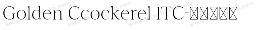 Golden Ccockerel ITC字体转换
